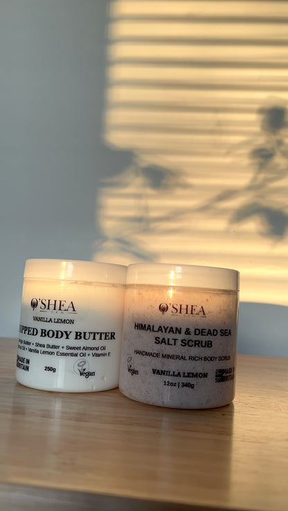 Vanilla Lemon Scrub & Butter Glow Bundle